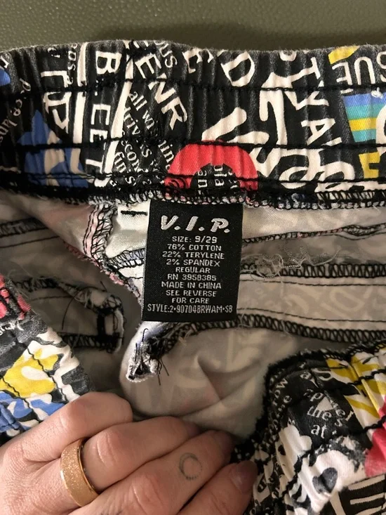 ✨💙 90s Vintage Bold Streetwear Graphic Cargo Pants 💫♥️ - Picture 9 of 13